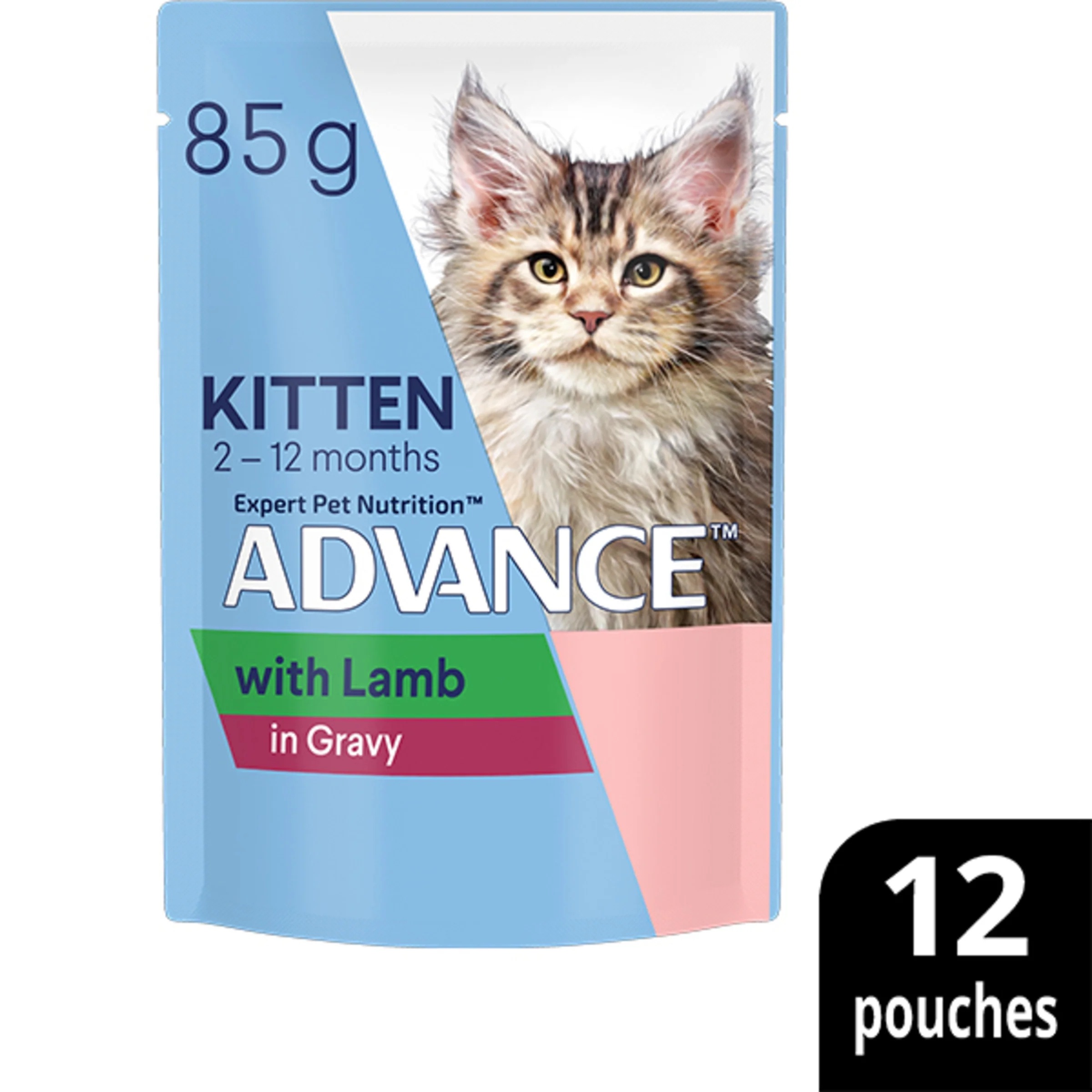 Advance Lamb in Gravy Kitten Wet Cat Food 85g x 12 - Image 11