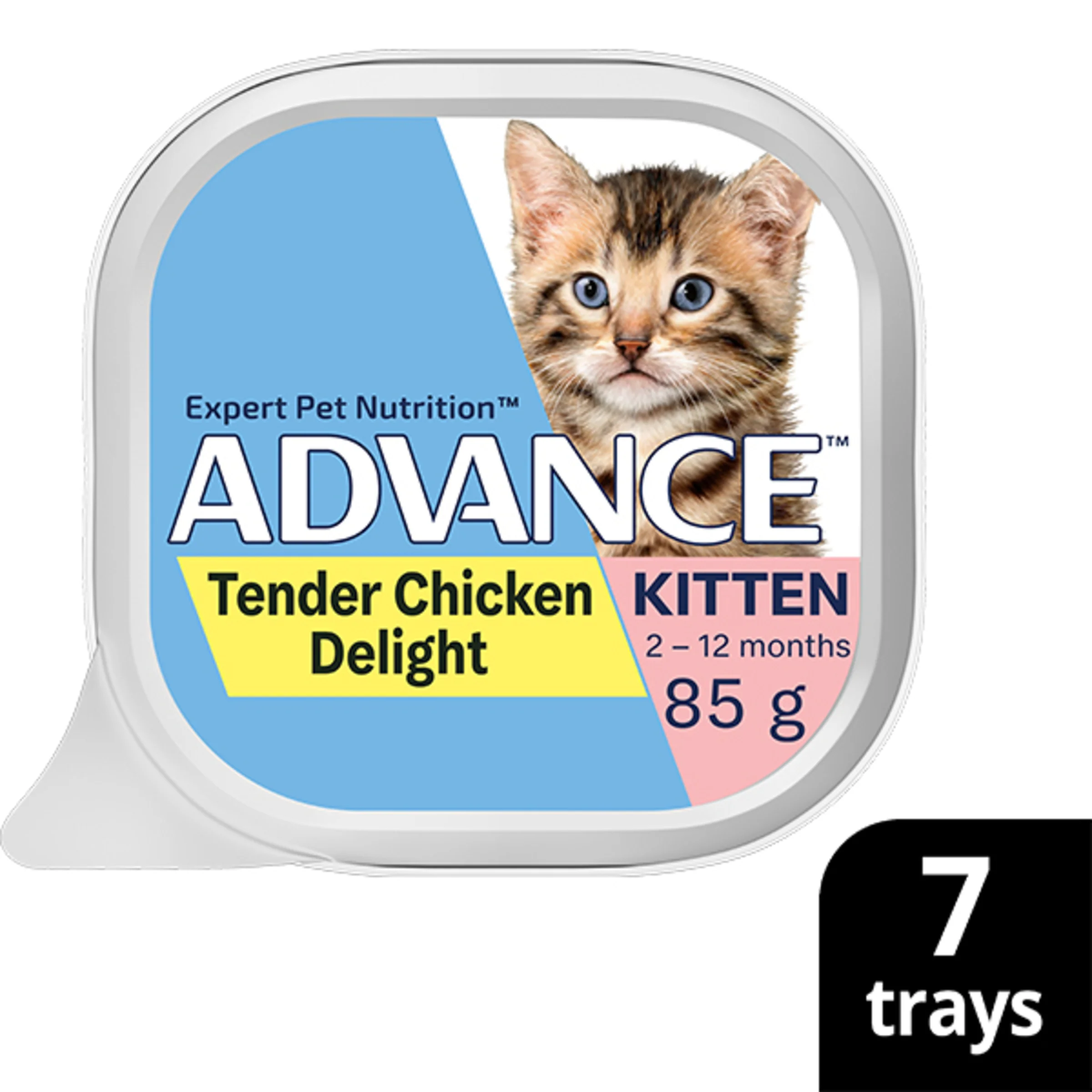 Advance Tender Chicken Delight Kitten Wet Cat Food Trays 85g x 7 - Image 12