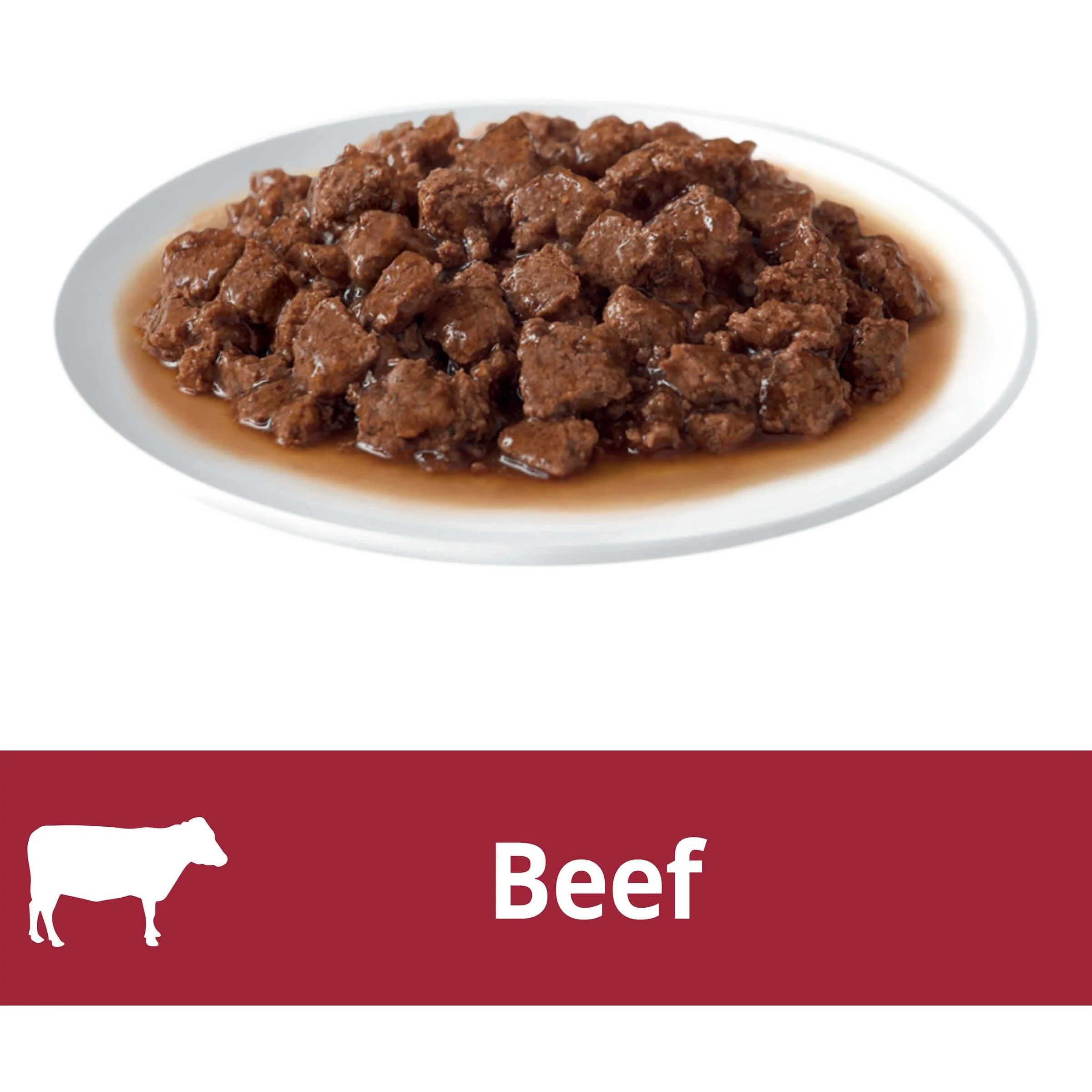 Dine Classic Cuts in Gravy with Beef and Liver Multipack Wet Cat Food 85g x 7 - Image 3