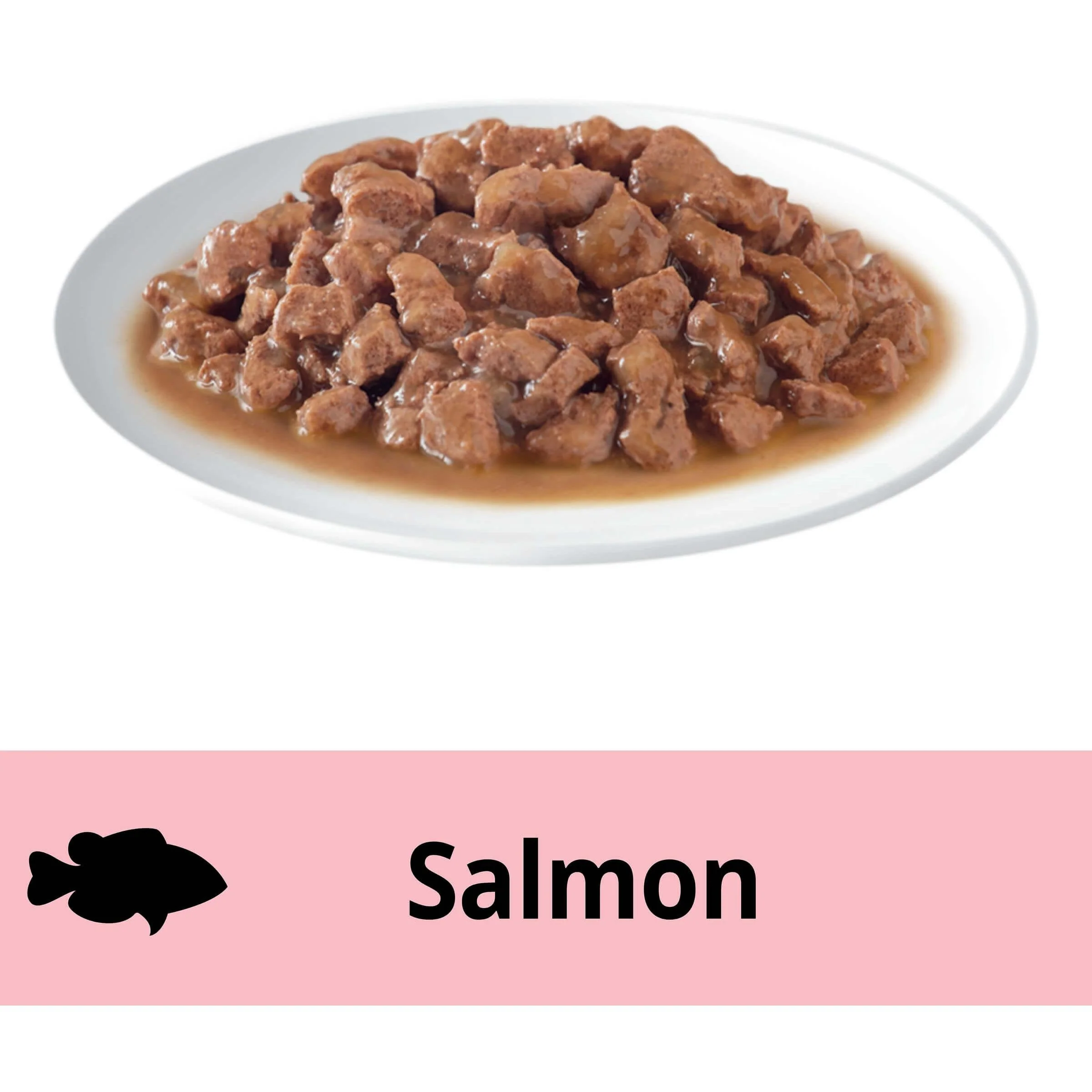 Dine Classic Saucy Morsels With Salmon Multipack Wet Cat Food 85g x 7 - Image 3