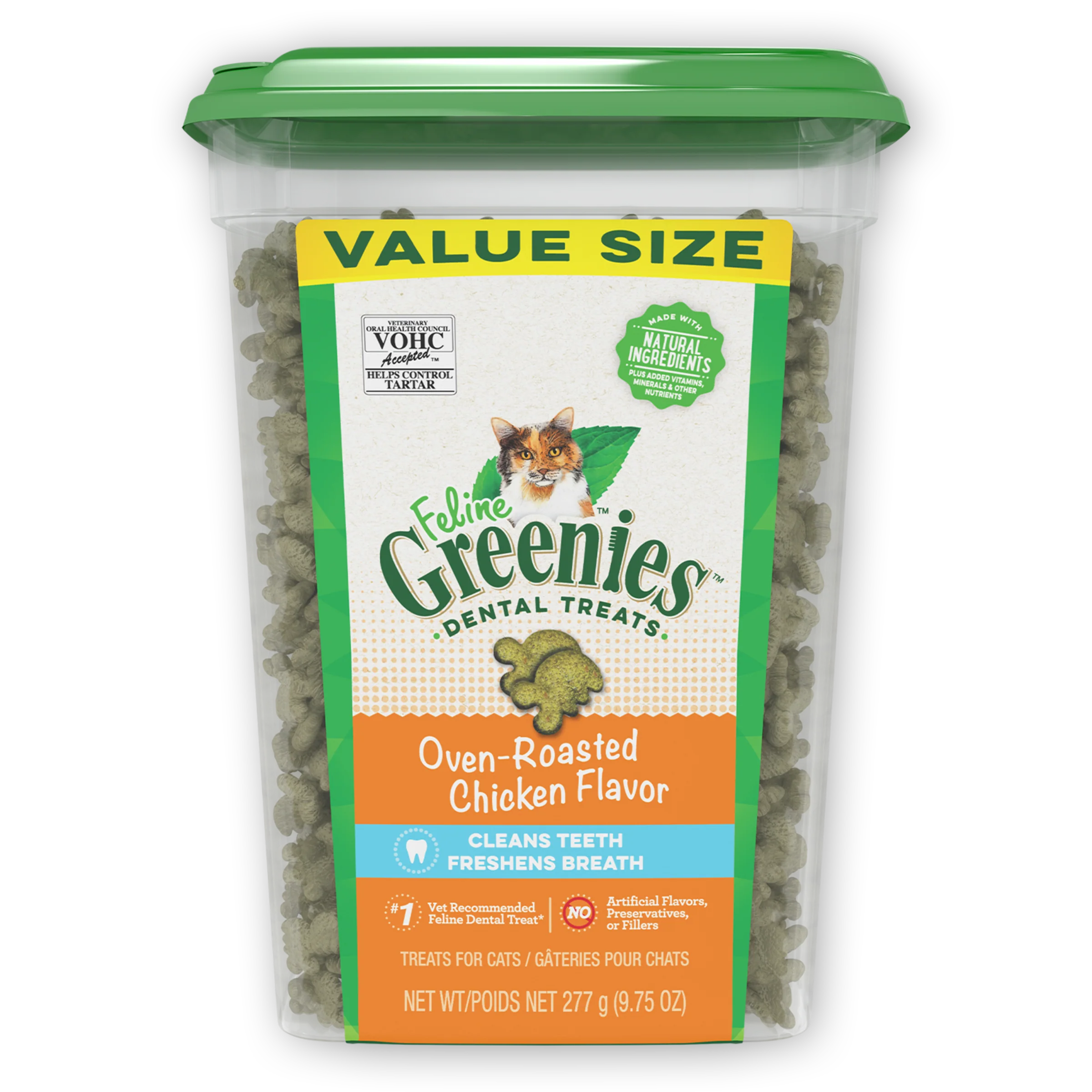 Greenies Cat Dental Health Treats Oven Roasted Chicken - Image 7