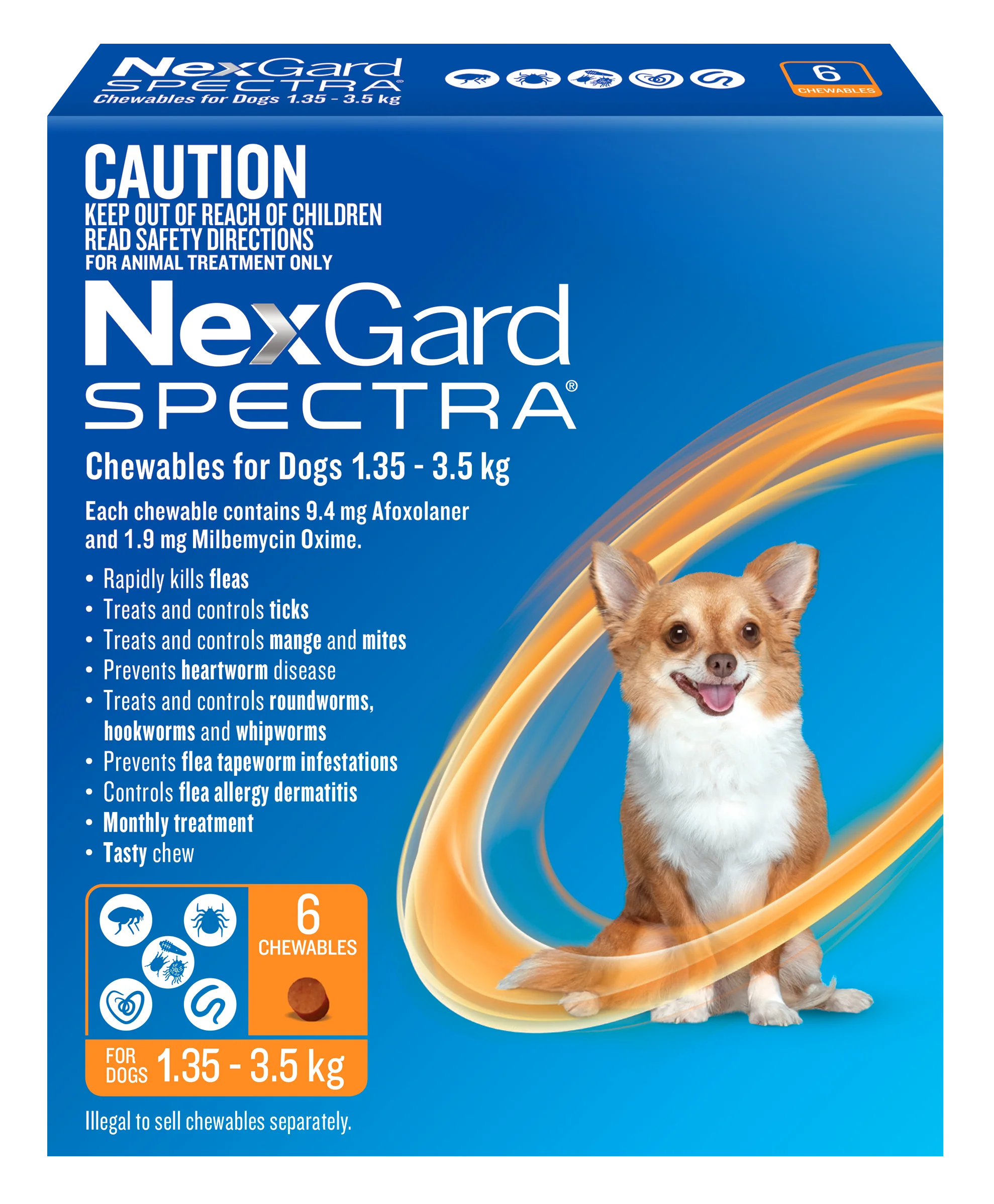 NexGard SPECTRA Very Small Dog Chews 1.35-3.5kg - Image 5