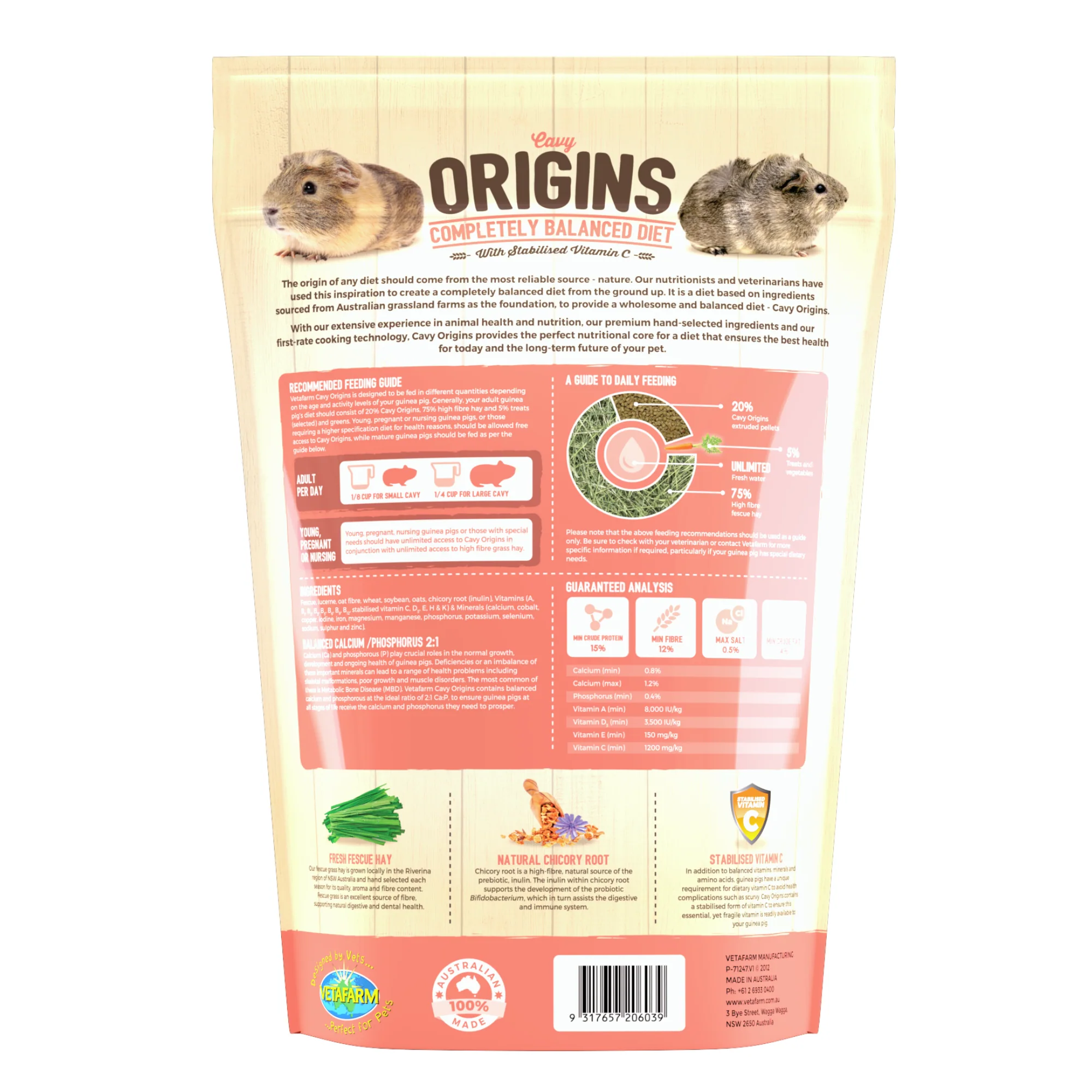 Vetafarm Origins Cavy Food - Image 4