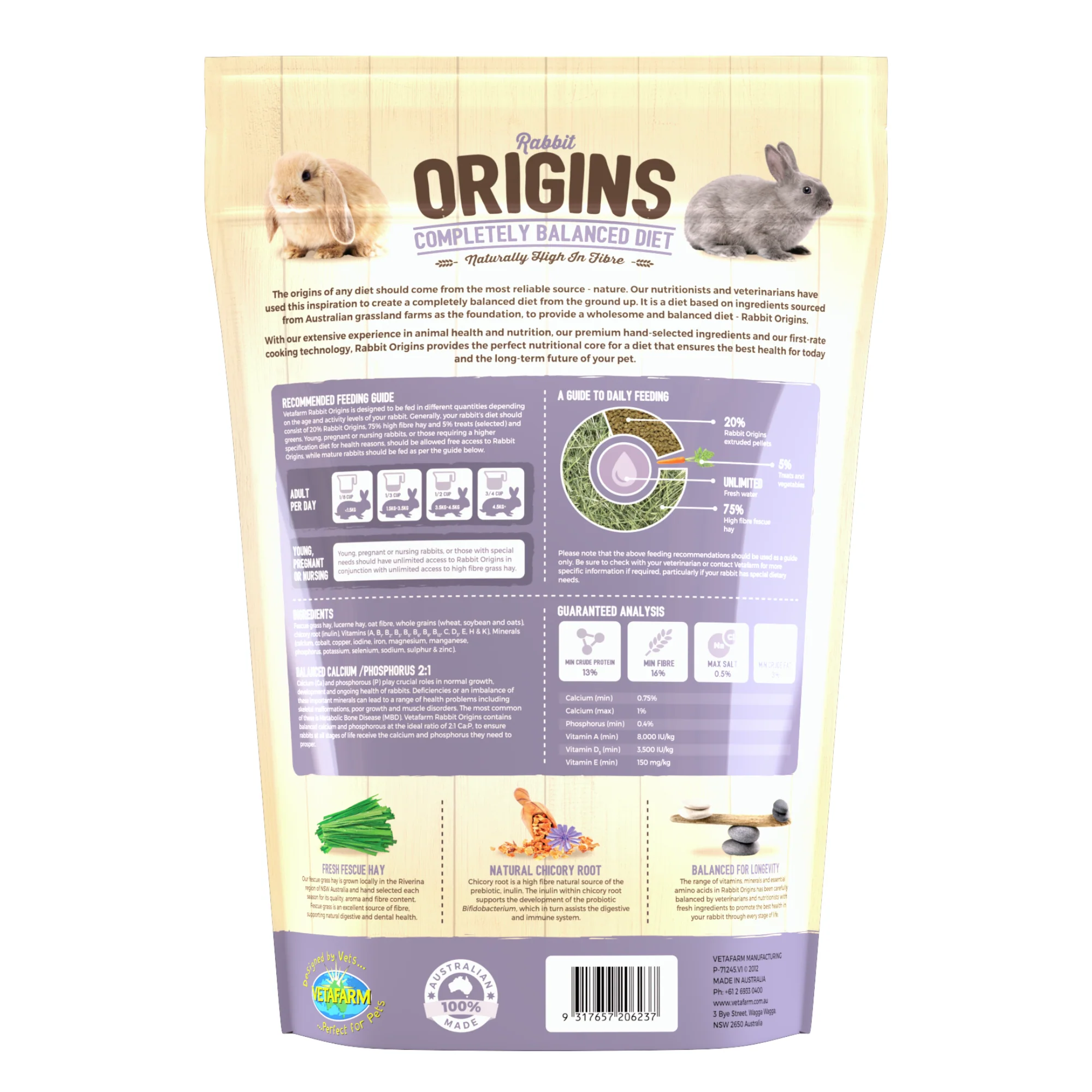 Vetafarm Origins Rabbit Food - Image 4